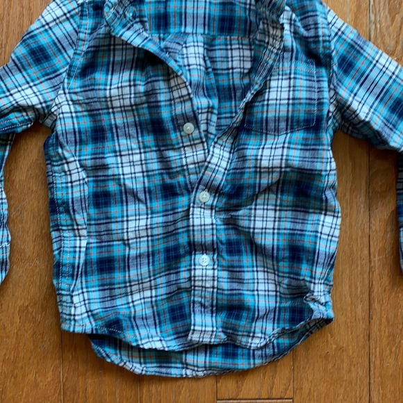 🧸Janie and Jack Boy Long Sleeve ButtonDown Shirt - Picture 3 of 5